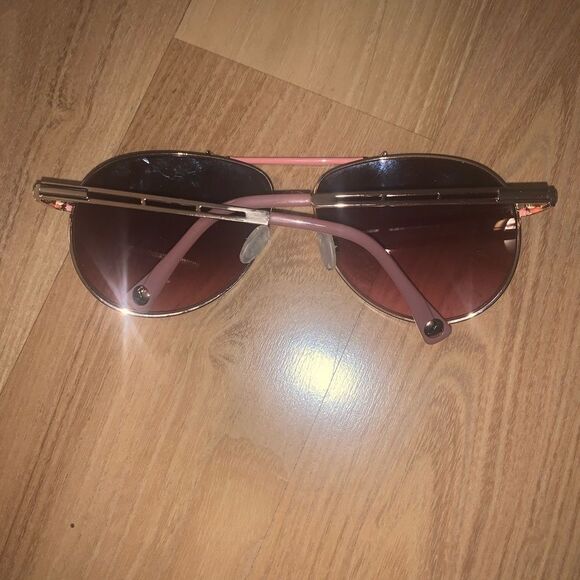 Coral Pink and Gold Vince Camuto Sunglasses Coral Pink and Gold Vince Camuto Sun - Picture 2 of 7